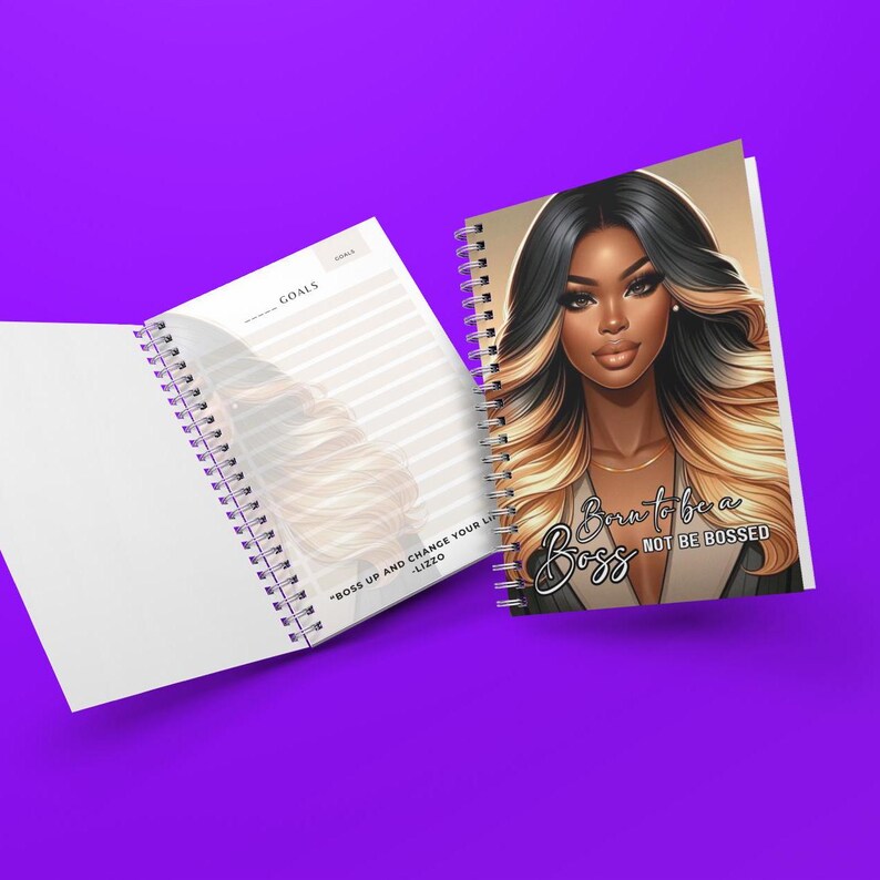 Personalized Boss Lady Notebook: Custom Logo Planner - Etsy