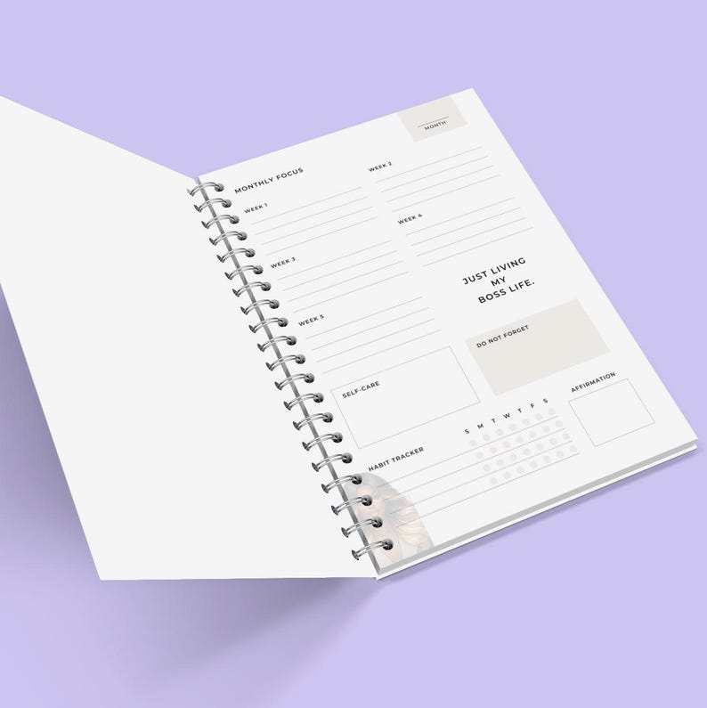 Personalized Boss Lady Notebook: Custom Logo Planner - Etsy