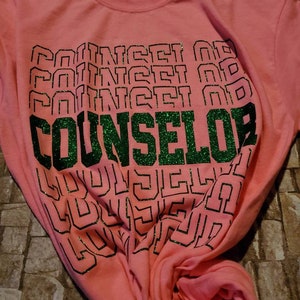 Counselor Shirt, School Counselor Shirt, School Counselor Gift,  Bleached Tshirt, Counselor Gifts, Sisterhood