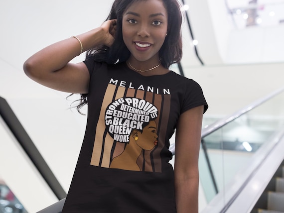 Melanin Queen Black Girl Magic Pride Gift T-Shirt Oheneba