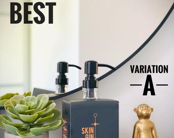 Zeepdispenser gemaakt van een Skin Gin-fles - pomp plus fles