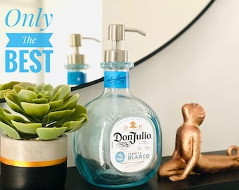 Soap dispenser from the Don Julio bottle - pump plus bottle