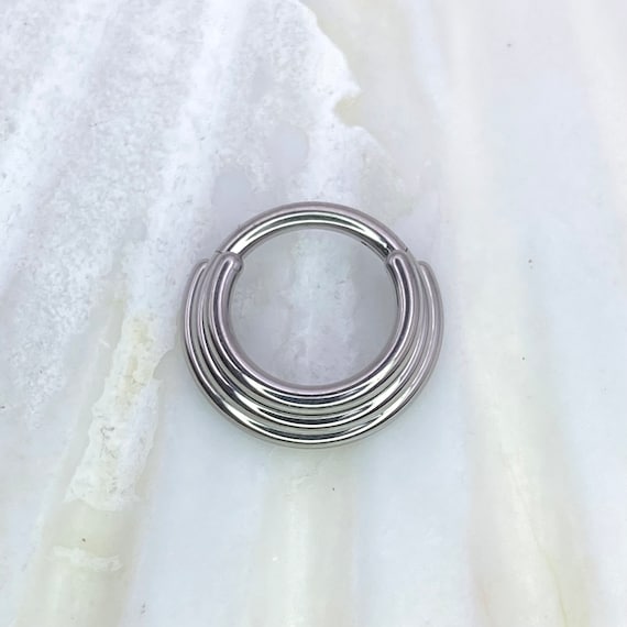 Medical grade clearance titanium hoop earrings