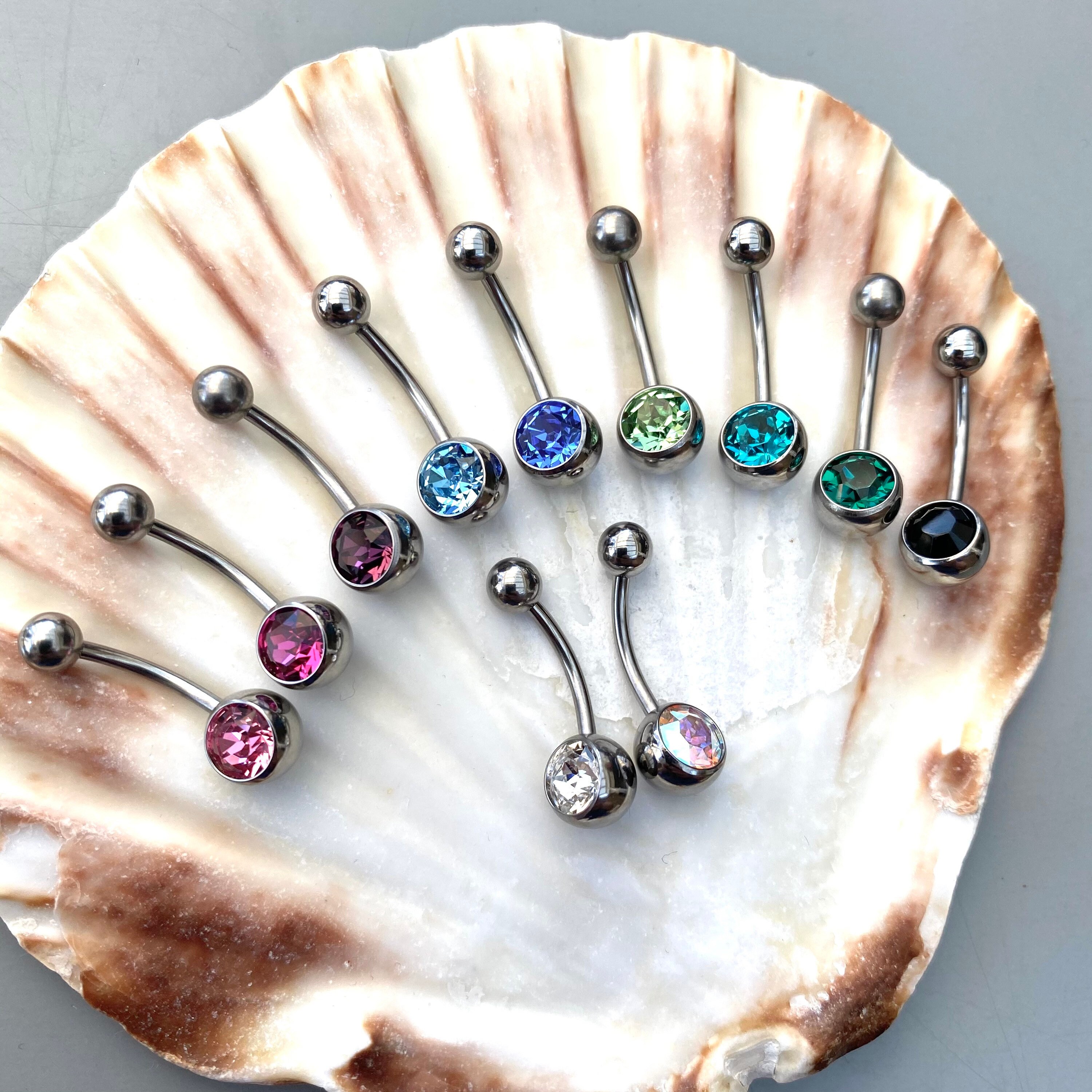 12mm belly cheap button rings