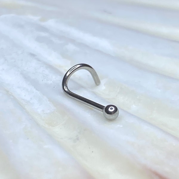 Nose Stud Ball End Etsy