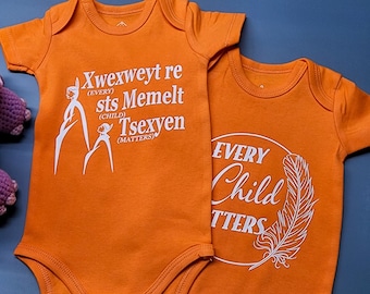 Bodysuit Every Child Matters | Orange Shirt Day | Infant Bodysuit | Residential School Awareness