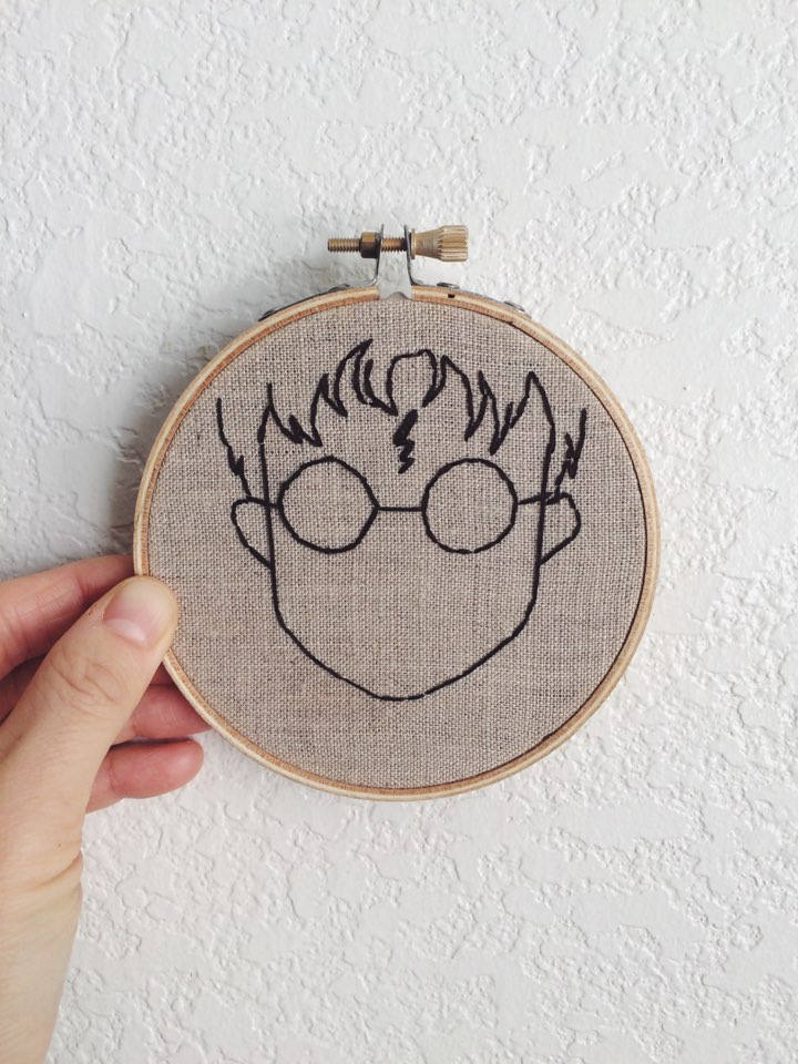 Harry Potter Embroidery Etsy