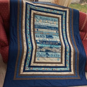 Sommer! Kuschelige Patchworkdecke, farblich liebevoll aufs Detail  abgestimmt!