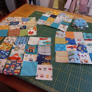 Neu In Bearbeitung Kuschelige Unikat Patchworkdecke / Quilt aus Designer Qualitätsstoffen, farblich liebevoll abgestimmt, fein abgesteppt Bild 4