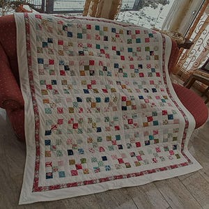Neu! Übergröße! Hochwertige Unikatquilt aus Designer Qualitätsstoffen, farblich liebevoll abgestimmt, fein abgesteppt!