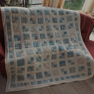 Neu! Übergröße! Hochwertige Unikat Quilt aus Designer Qualitätsstoffen, farblich liebevoll abgestimmt, fein abgesteppt!