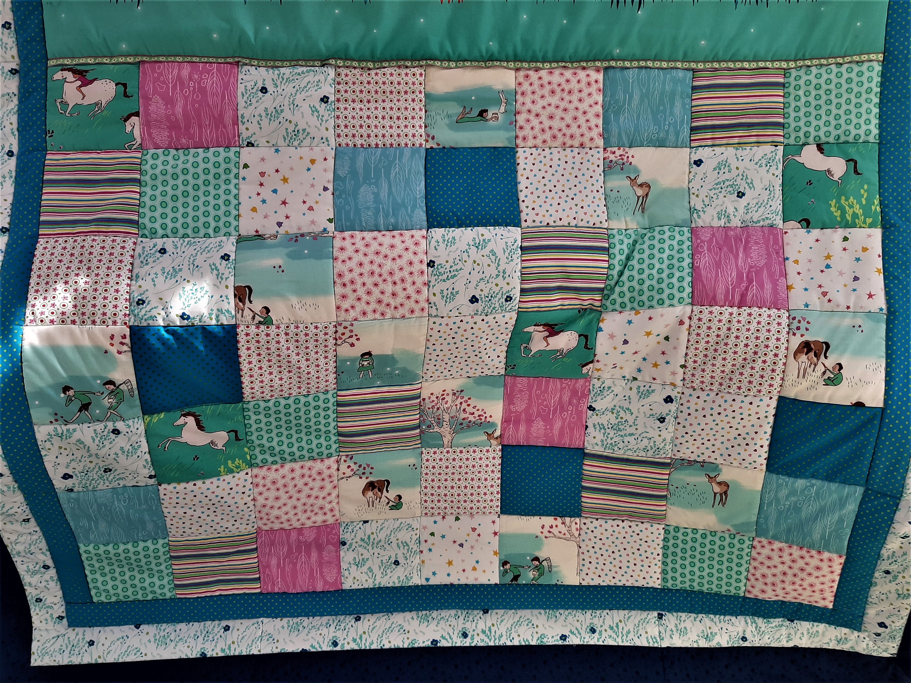 Highquality Unique Patchwork Quilt Made of Designer Quality Etsy