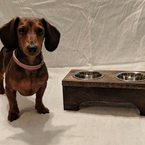 Food Bowl Stand, Dog Food Bowl Stand, Custom, Handmade, Wood Food Bowl Stand, Dog, Cat