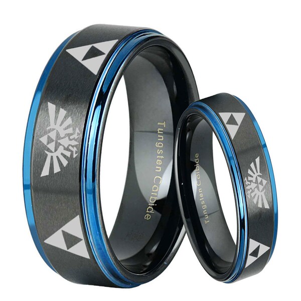 Legend of Zelda Wedding Ring Set Etsy