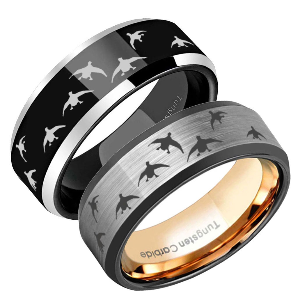 Duck hunting hotsell wedding bands