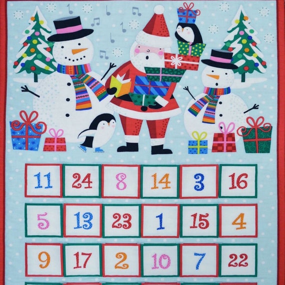 JOLLY SANTA 2018-Bonhommes de Neige Noël quilting tissu de coton Makower Festive