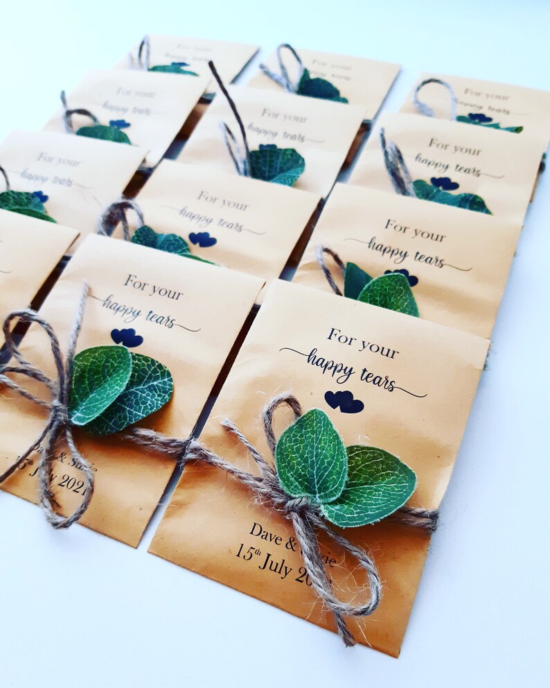 Rustic wedding rustic wedding tissue packet wedding tissues wedding favors happy tears eucalyptus wedding decor happy tears envelope
