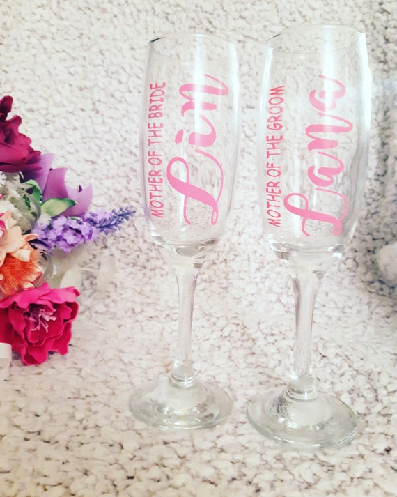 mother of the bride champagne glass