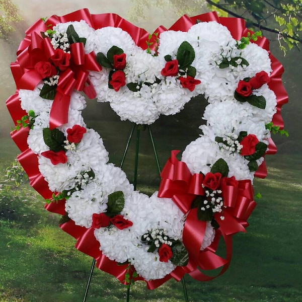 Silk Funeral Flowers Etsy