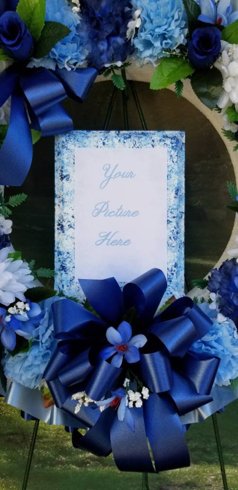 Personalize With Your Photo Father's Day Cemetery Etsy