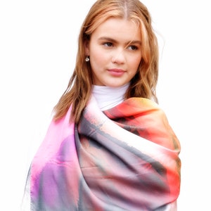 Silk Twill Scarf Cossack Swing image 1