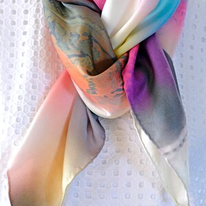 Silk Twill Scarf Cossack Swing image 7