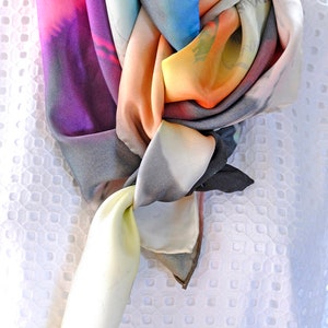 Silk Twill Scarf Cossack Swing image 5