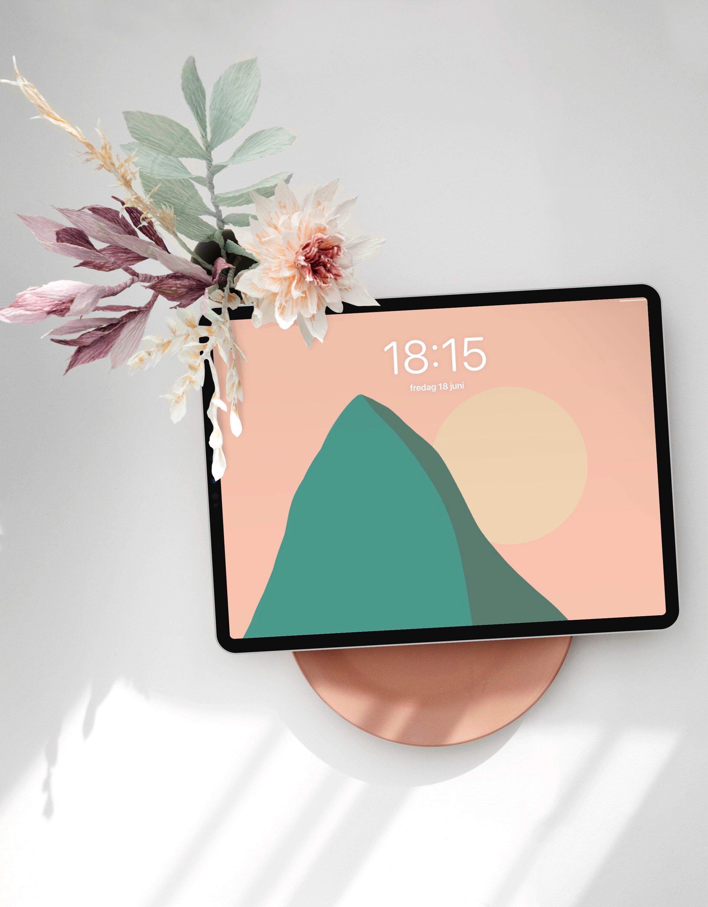 Ipad Wallpaper Boho Simple Tablet Background Etsy