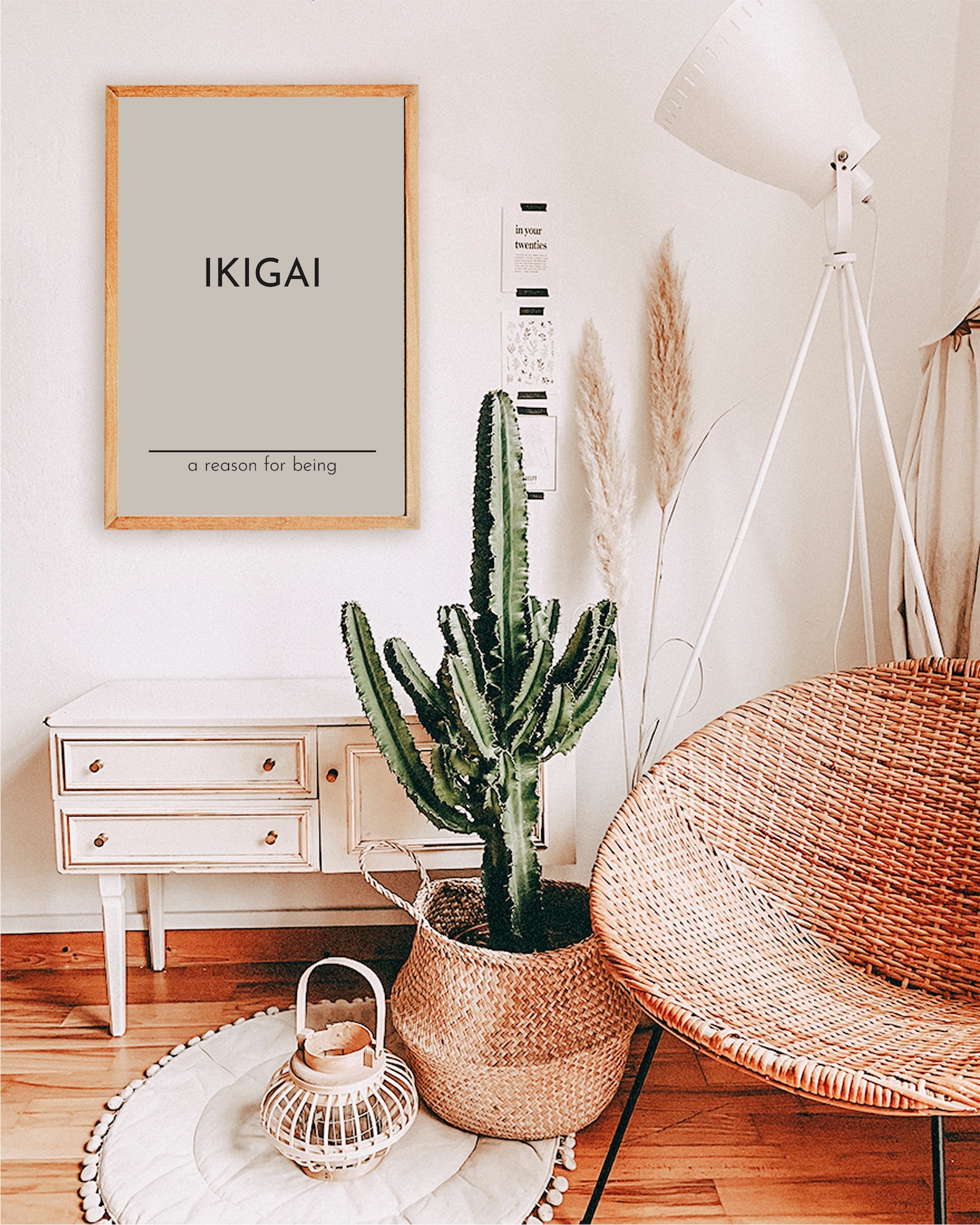 JAPANDI Wall Art Scandi Modern Print Japanese Digital Print Etsy