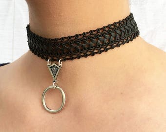 Black choker necklace black boho choker black leather choker gothic choker collar choker tattoo choker chocker