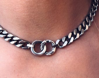 Eternity Collar: Silberne Glieder-Halskette