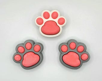 Super cute cat paw fidget clicky / fidget toy /stress toy