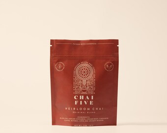 Organic Masala Chai Tea: Fairtrade Loose Leaf Blend 2 oz Small Size