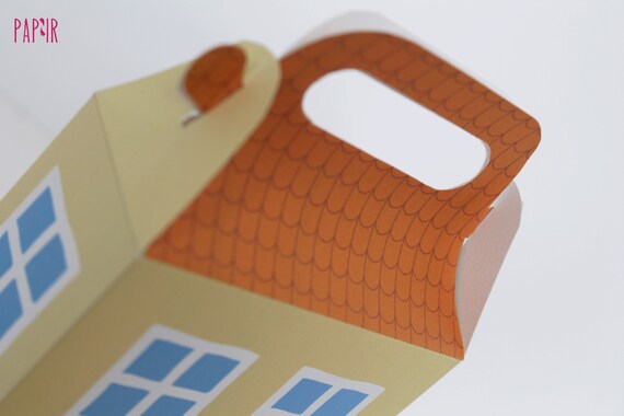 Printable Peppa Pig House Birthday Candy Box Birthday Box House Treats Box Candy Box Peppa Birthday Theme Favor Box Peppa Pig Decor