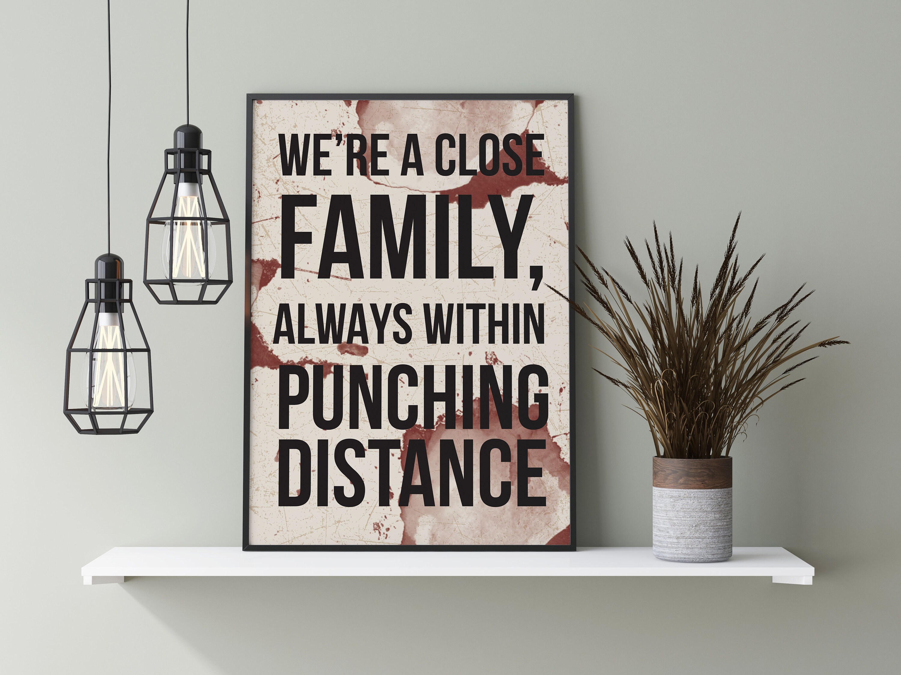 A3/A4 Familie Citaat geïnspireerd door Peaky Blinders