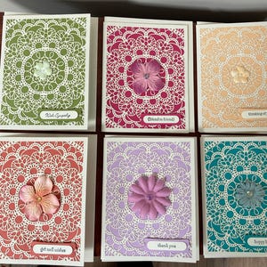 Handmade cards All Occasion (set of 6)