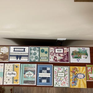 Handmade cards, Birthday card pack assortment, Greeting cards