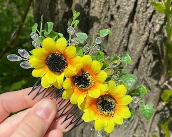 Cerchietto per capelli con girasole floreale estivo per bambini adulti fasce per capelli a tema girasole fascia floreale copricapo di compleanno per donne