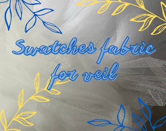 Veil fabric samples Swatches fabric