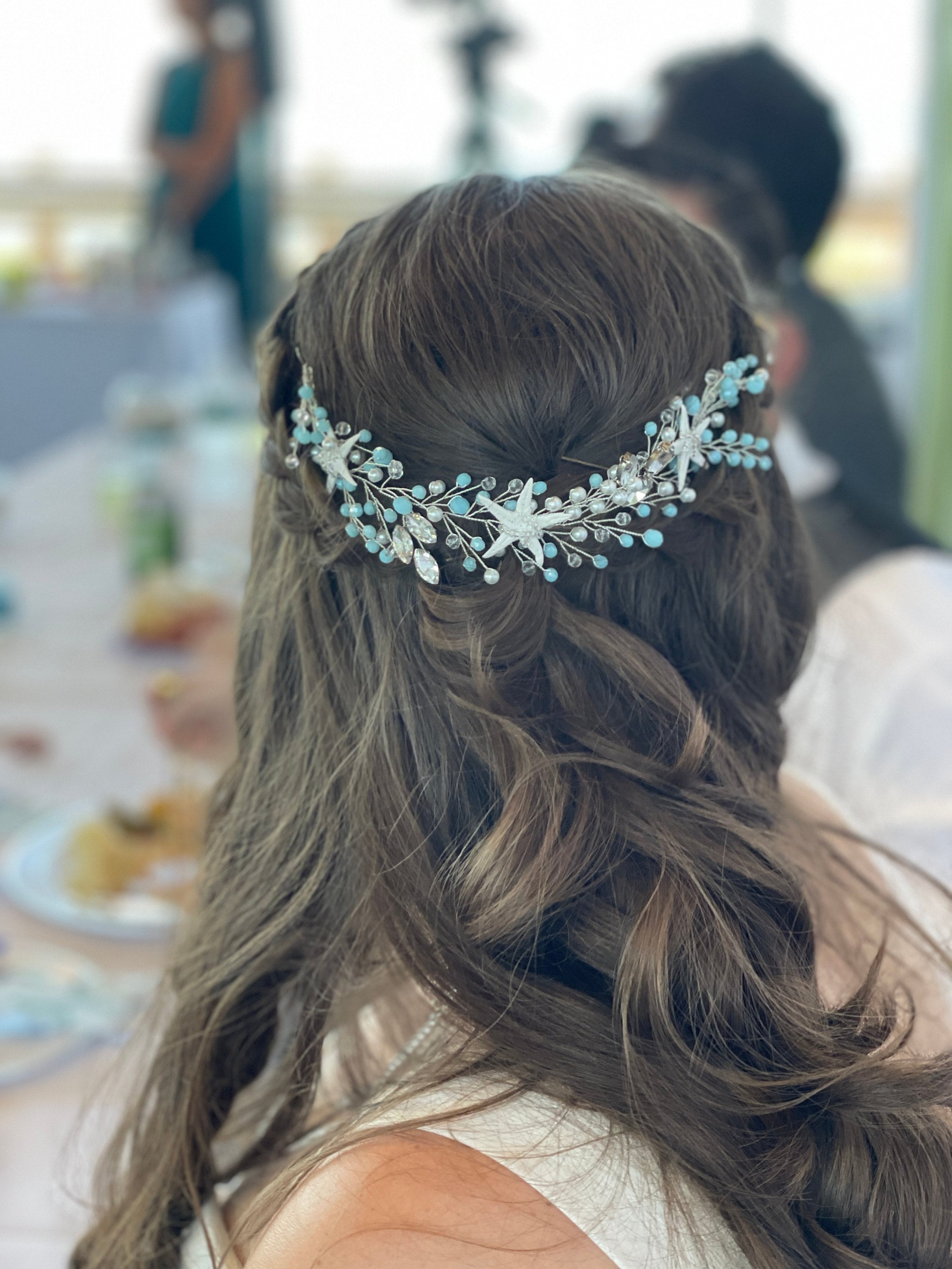 Seafoam Green Beach Wedding Hair Accessories Mermaid Headband - Etsy Canada Seafoam Green Beach Wedding Hair Accessories Mermaid Headband - Etsy Canada