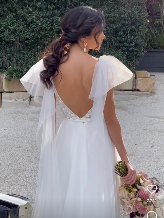 Mangas del vestido de novia Vestido de novia Mangas desmontables Manga larga Desmontable Tul Mangas de novia Suaves mangas de malla inglesa Desmontable Etsy Espana
