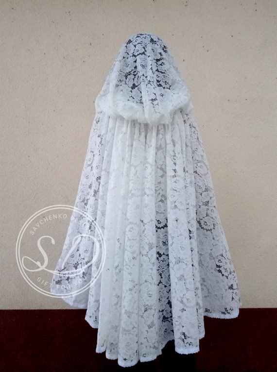 Medieval Hooded Catholic Mantilla Veil Shurch Scarf Etsy