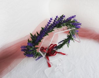 leidersty Simulated Flower Headband Lavender Floral Hair Band Garland Tiara Crown Women Jewelry Headdress Decoration Fashion Dreamlike for Wedding Party Prom Engagement leidersty Simulated Flower Headband Lavender Floral Hair Band Garland Tiara Crown Women Jewelry Headdress Decoration Fashion Dreamlike for Wedding Party Prom Engagement