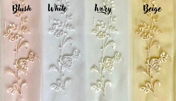 Long Flowered Wedding veil cathedral off-white bridal veil floral lace veil Boho bridal Embroidered Flower Veil leaves veil one tier veil