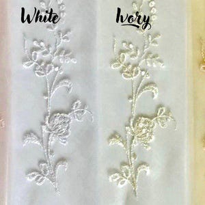 Chantilly Lace Trim Mantilla Veil Eyelash Lace Wedding Veil Fairy Mantilla Veil Cathedral Chantilly Lace Bridal Veil Catholic Wedding Veil image 9