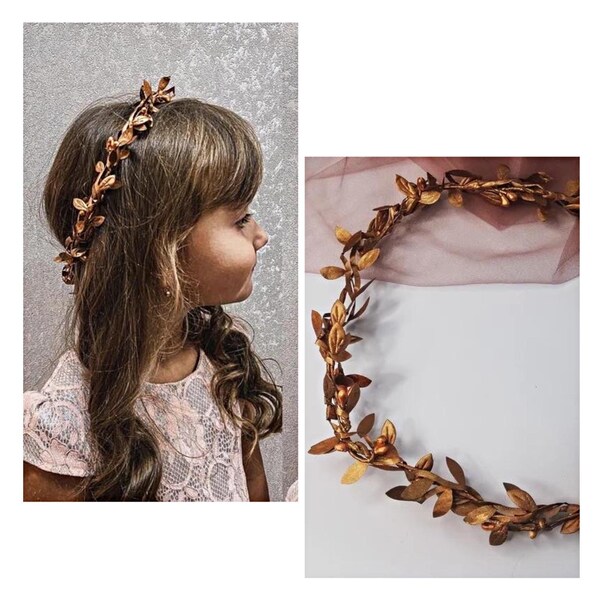 golden leaf headpiece