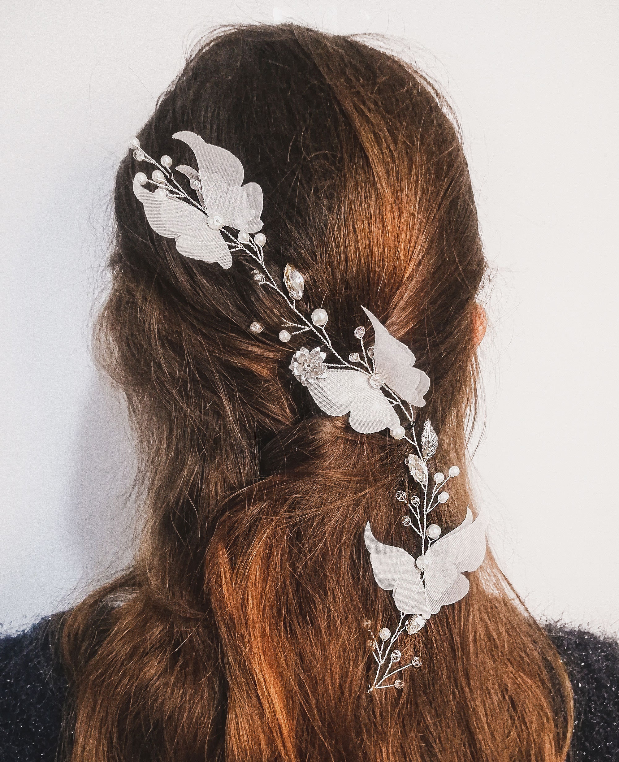 Butterfly wedding headpiece butterfly hair piece boho Etsy