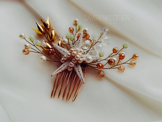 Mint Mermaid Hair Accessories Beach Wedding Seashell Hair Clip - Etsy Mint Mermaid Hair Accessories Beach Wedding Seashell Hair Clip - Etsy