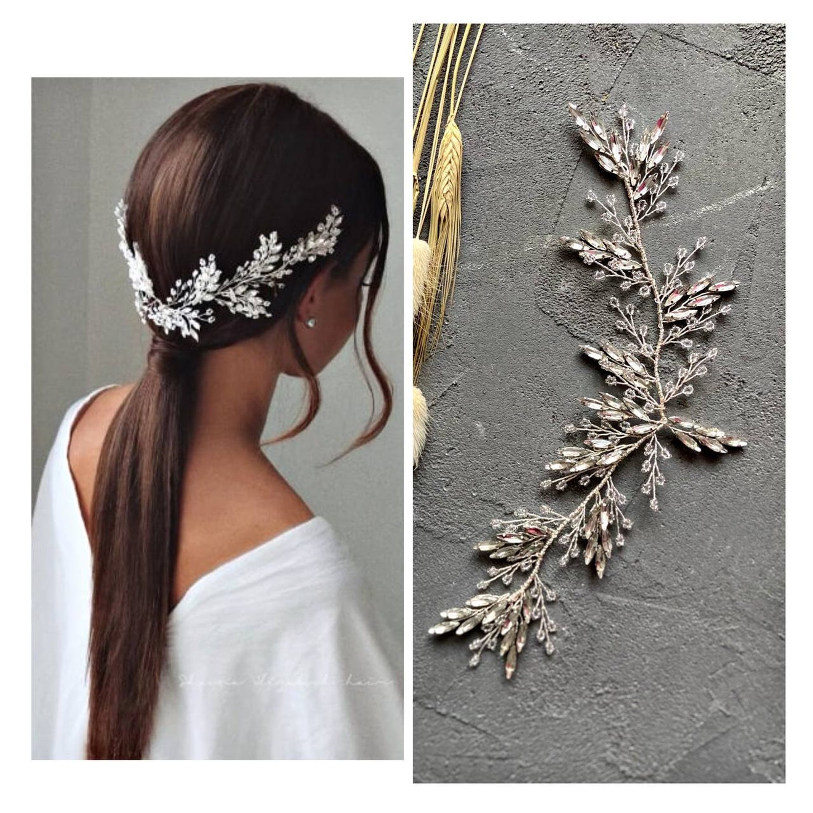 bridal side headpiece