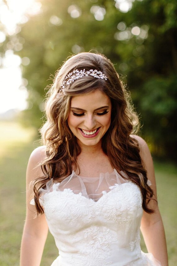 Wedding Headpiece Wedding Hairstyles With Tiara Crystal Headpieces Bridal Halo Bridal Hair Accessories Haarband Haarschmuck Bridal Tiara